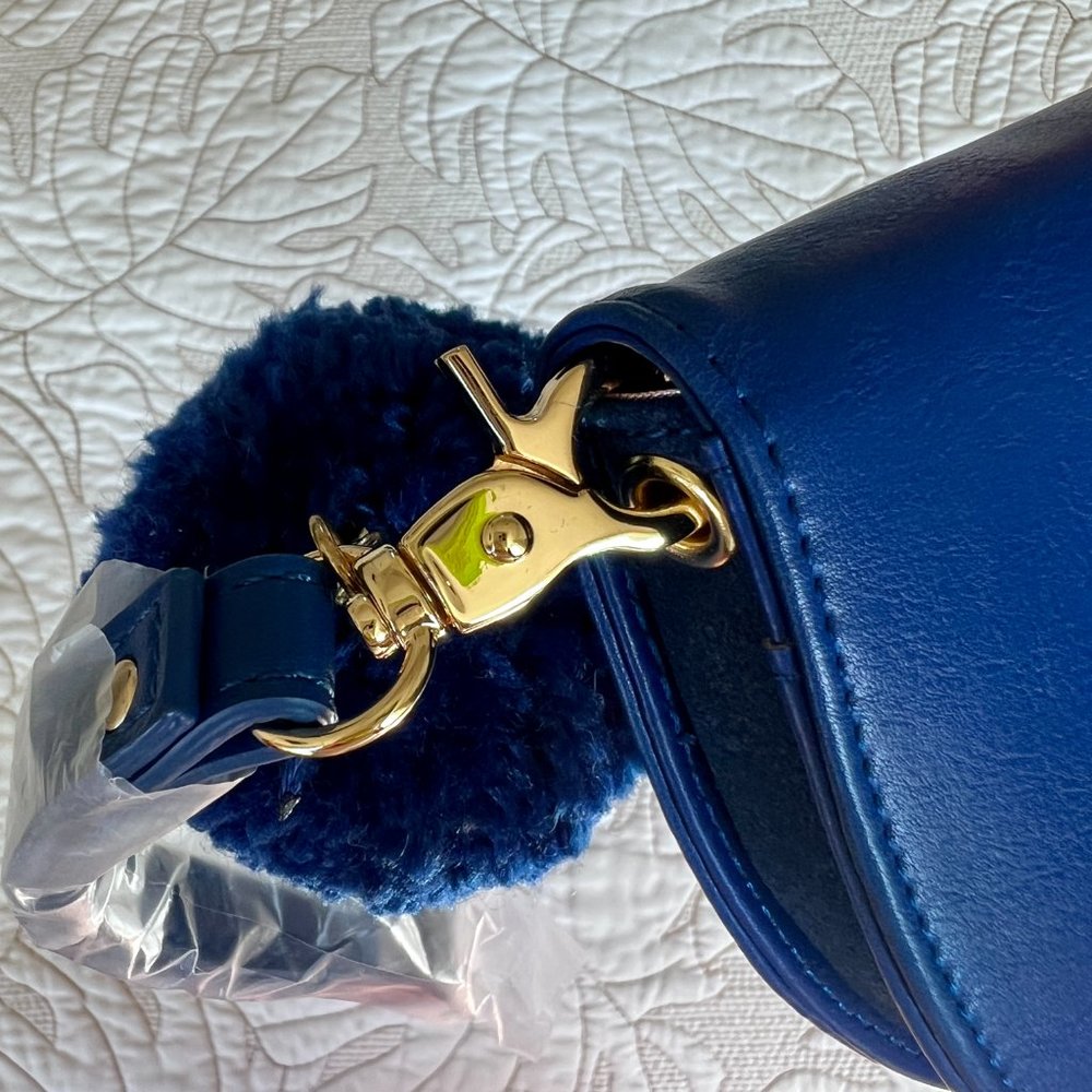 NWT ban.do Comrade Party Clutch in "Azure" Cobalt Blue - Picture 2 of 6